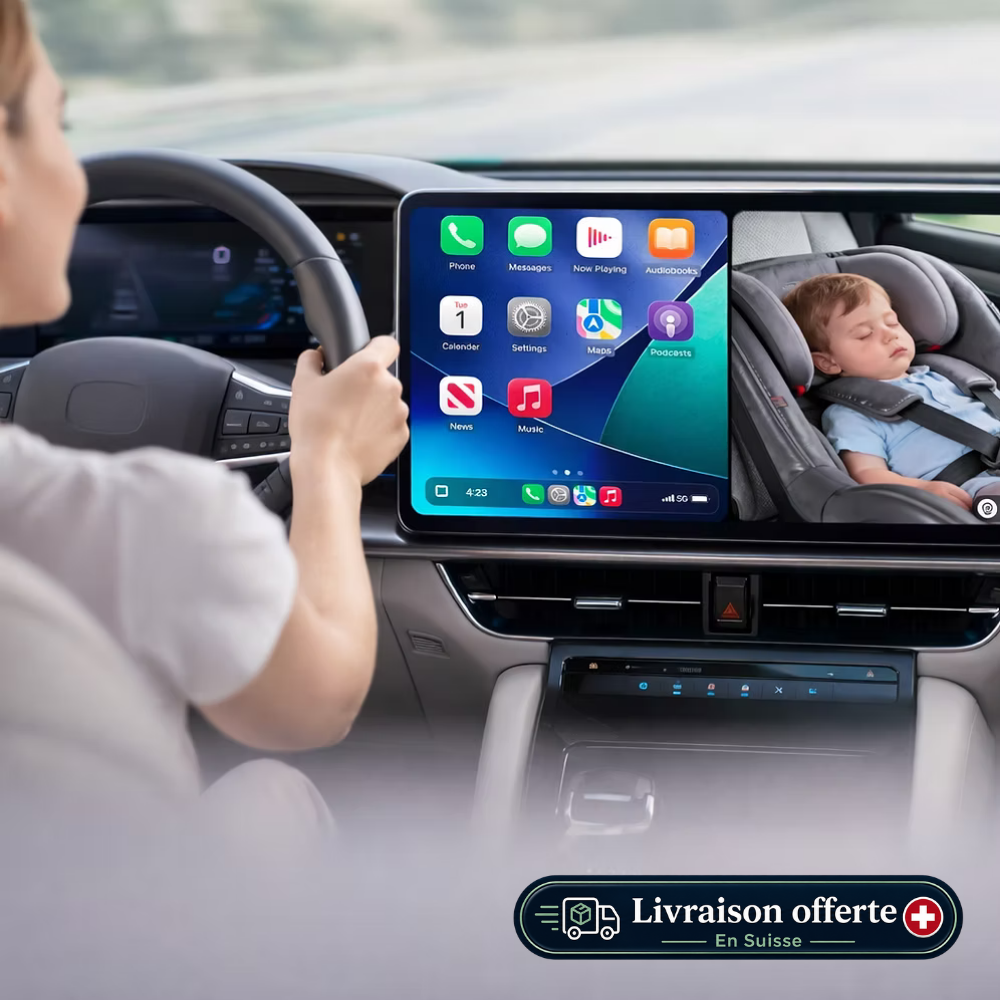 Kidzi SafeView™ — Caméra Bébé Voiture